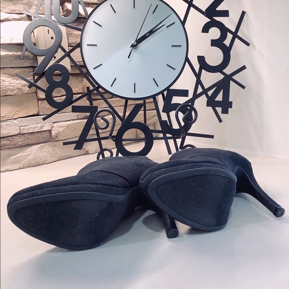 Suede Heeled Booties - Picture 10 of 11